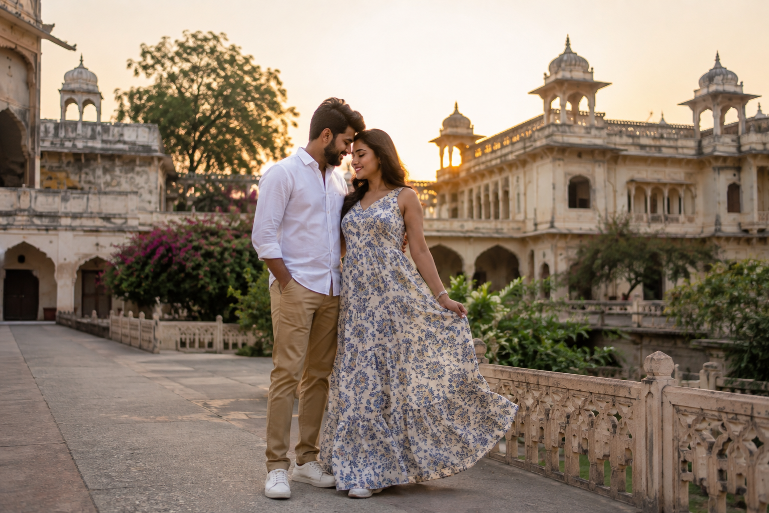 Pre-wedding shoot — couple portrait